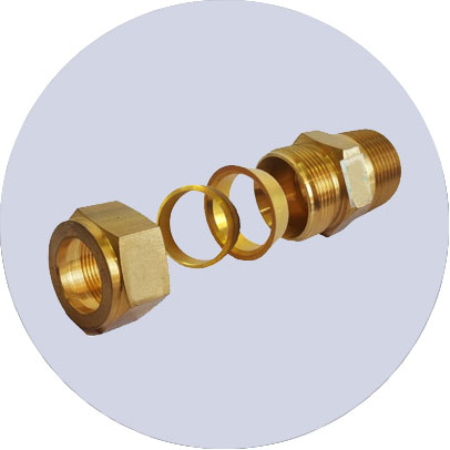 Copper Nickel 90/10 Double Ferrule Fittings