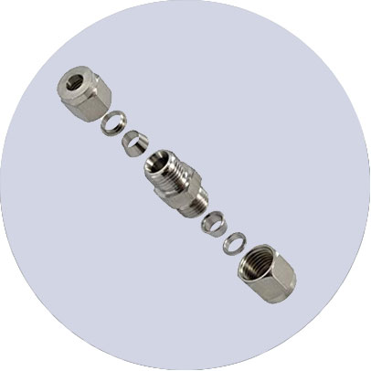 Monel 400 Double Ferrule Fittings